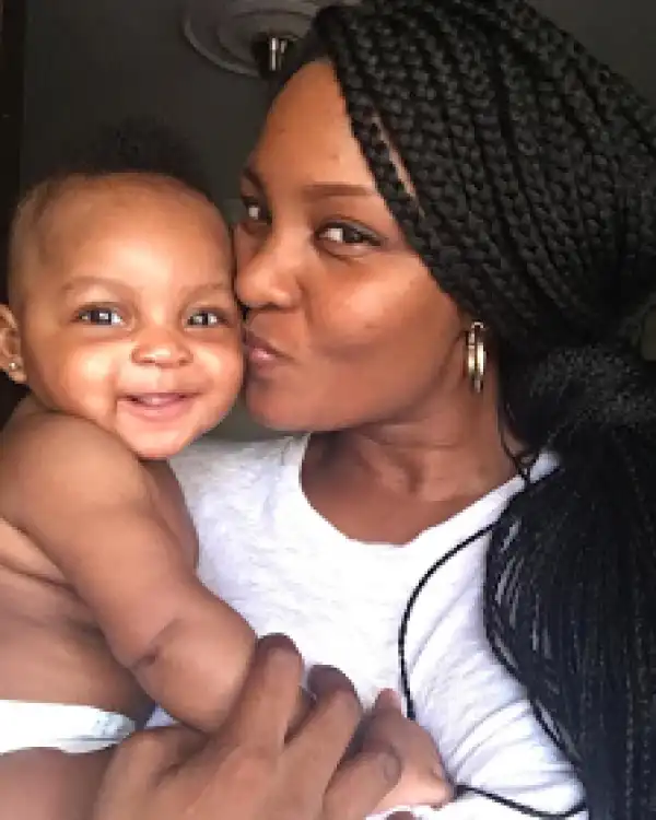 Lovely photo of Osas Ighodaro-Ajibade & her adorable daughter